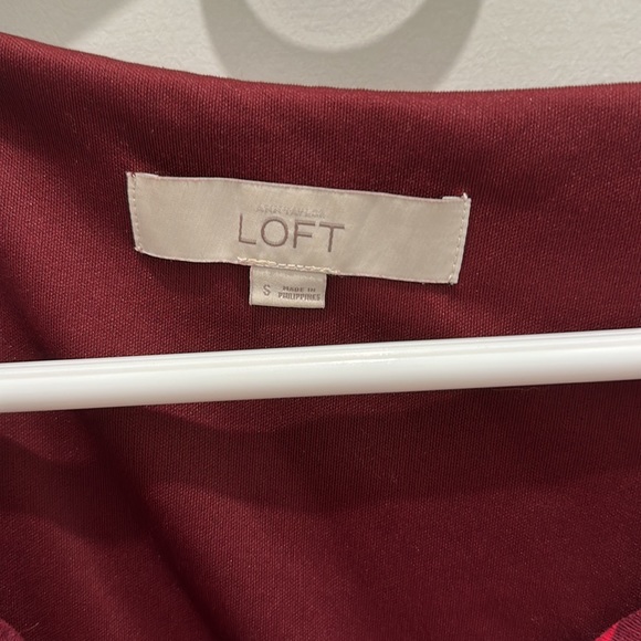 Loft Red Dress - Picture 2 of 3